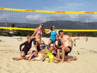 Saisonabschluss der Mixed Beachvolleyballer des TSV 1860 Hanau