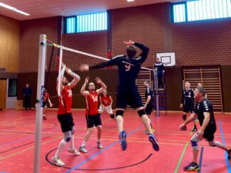TSV Volleyballer siegreich im Lokalderby im Volleyball gegen TG Hanau