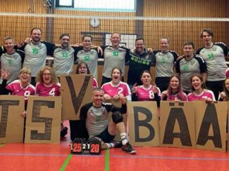 TSV 1860 Hanau Volleyball Herren auch im Rückspiel gegen Lokalkonkurrent TG Hanau - Dank Fan Support - erfolgreich