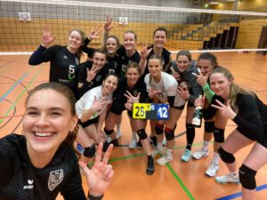 TSV 1860 Hanau Damen Volleyball Oberliga Hessen erfolgreich gegen Johannesberg