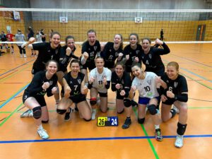 TSV 1860 Hanau Volleyball Damen gewinnen letzten Spiel der Saison in der Oberliga Hessen 3:0 gegen Mörfelden