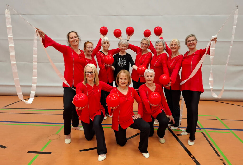 Rhythmische Sportgymnastik Gruppe des TSV 1860 Hanau beim Deutschen Turnfest