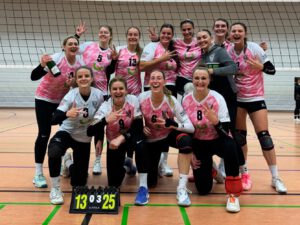 Die Volleyball Damen schlagen SSC Bad Vilbel II 3:0