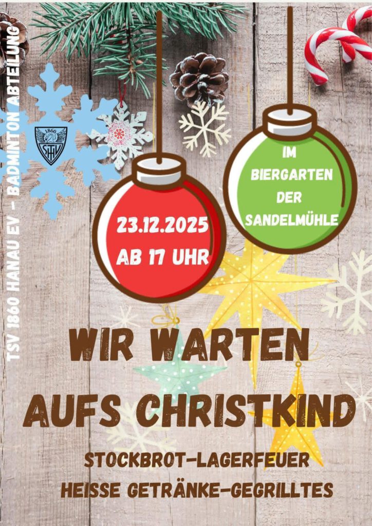 Wir warten aufs Christkind am 23.12.2025 im Biergarten der Sandelmühle