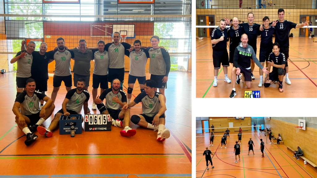 Volleyball Herrenteams erfolgreich in Saison gestartet