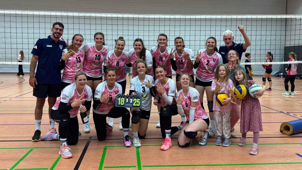 Volleyball Damen des TSV 1860 Hanau starten mit Sieg in die Saison
